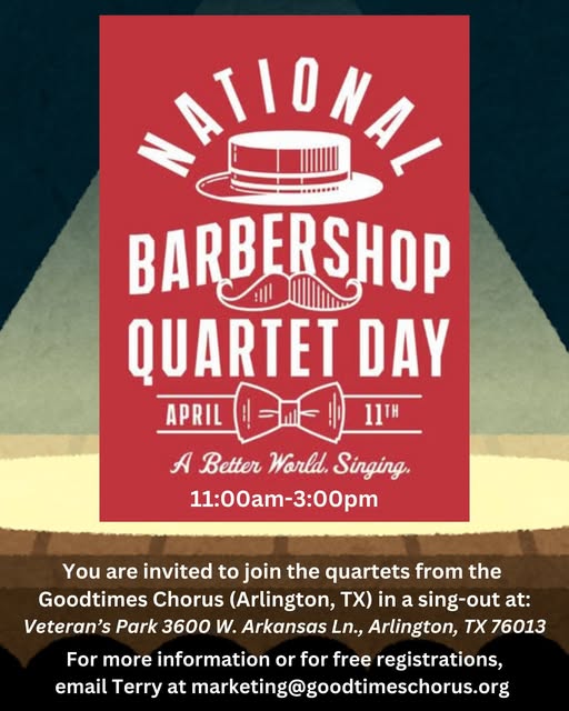 National Barbershop Quartet day Celebration 