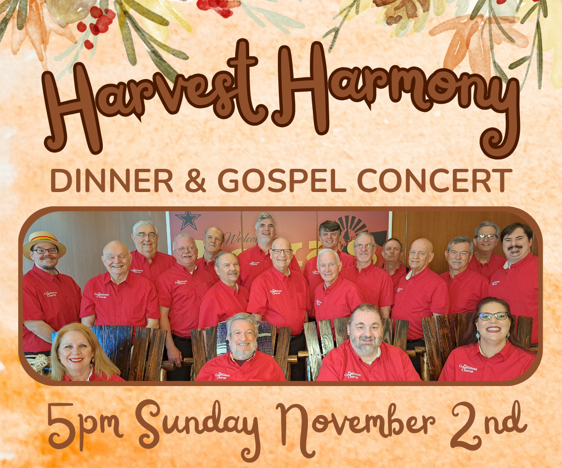 Harvest Harmony Dinner & Gospel Concert